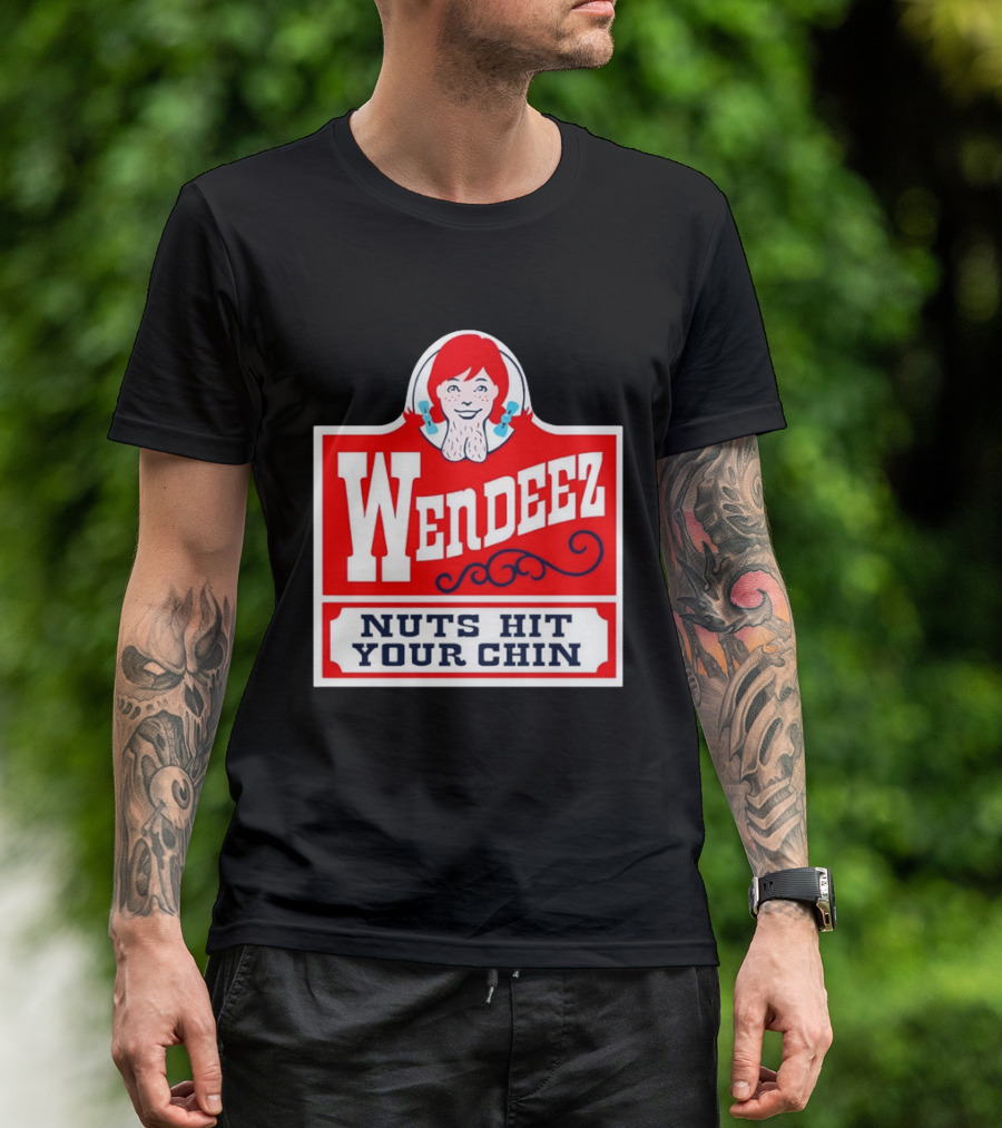 Wendeez Nuts Hit Your Chin Retro Fast Food T-Shirt