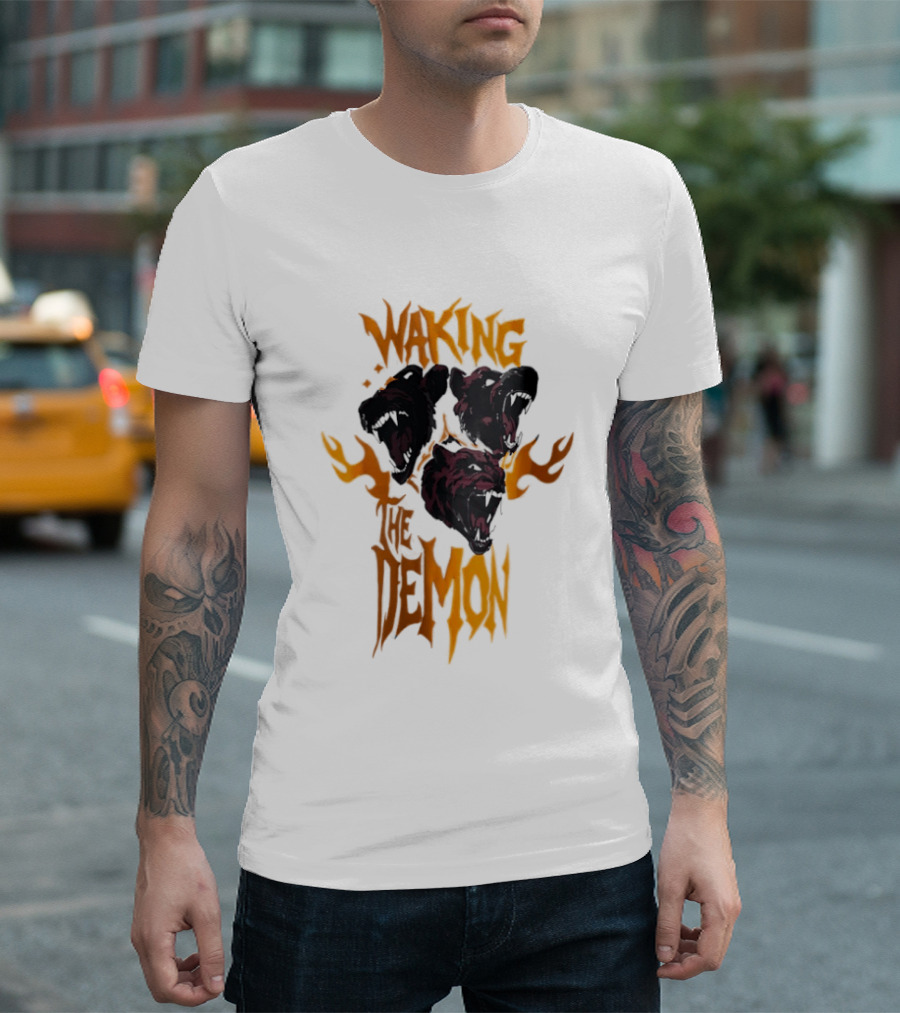 Waking The Demon Three Dog Heads T-Shirt