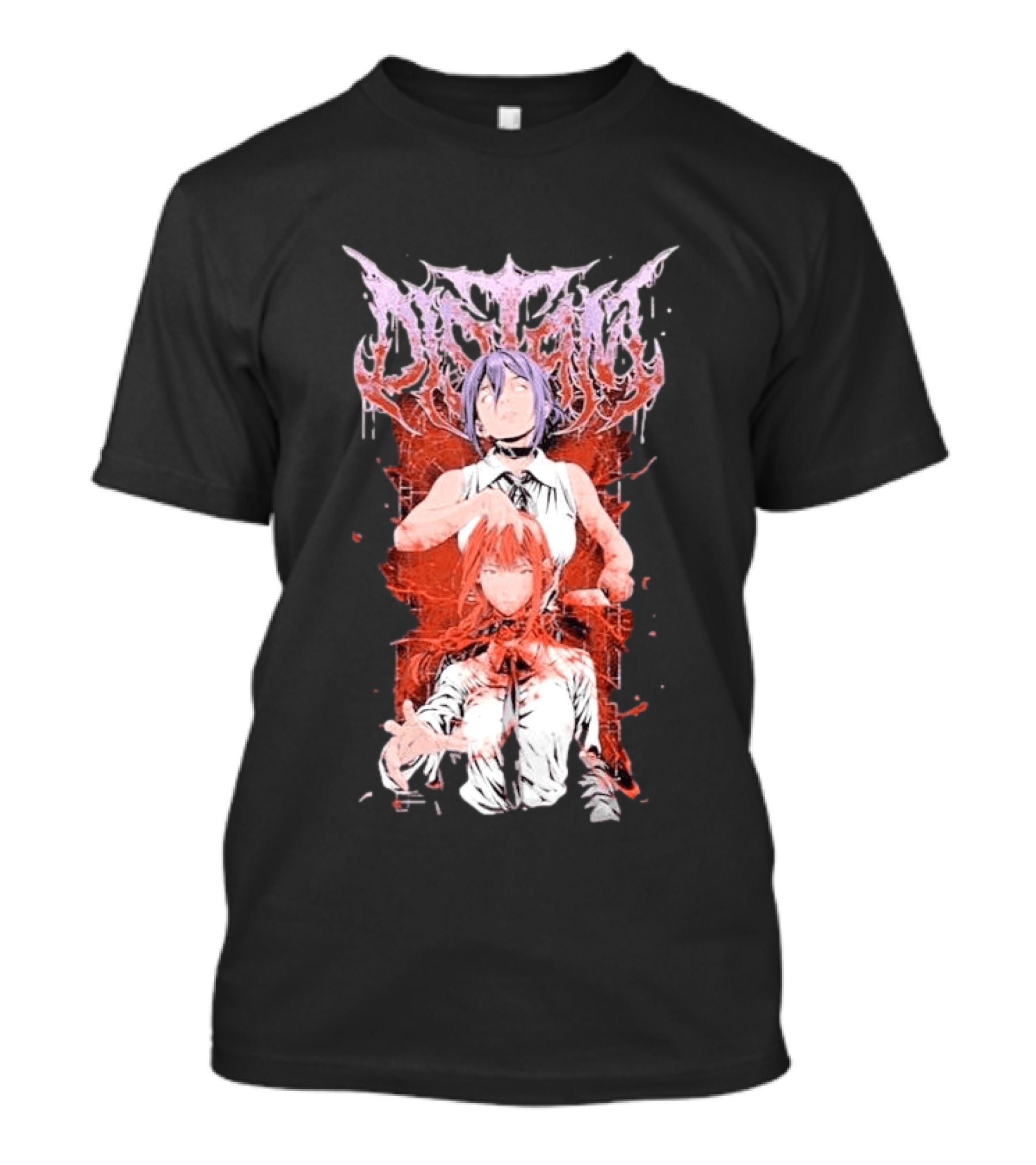 Distant Reze Valentine 2026 Manga Valentine Anime Chainsaw Man T-Shirt