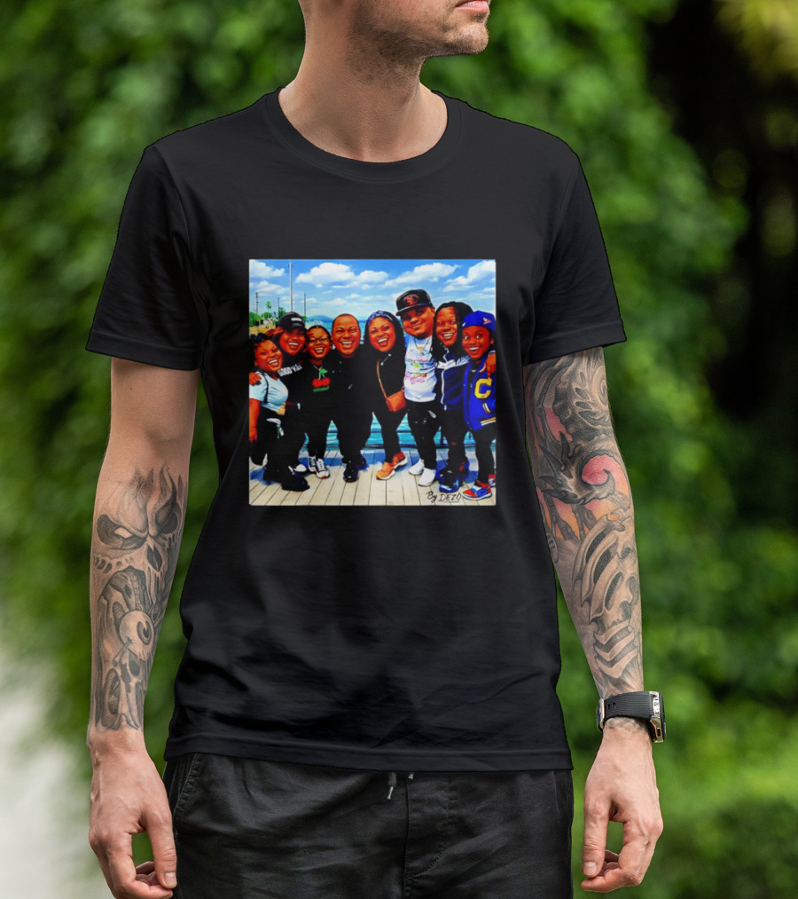 Family Bunch By Dezo Matching Crew Scenic Smiles T-Shirt