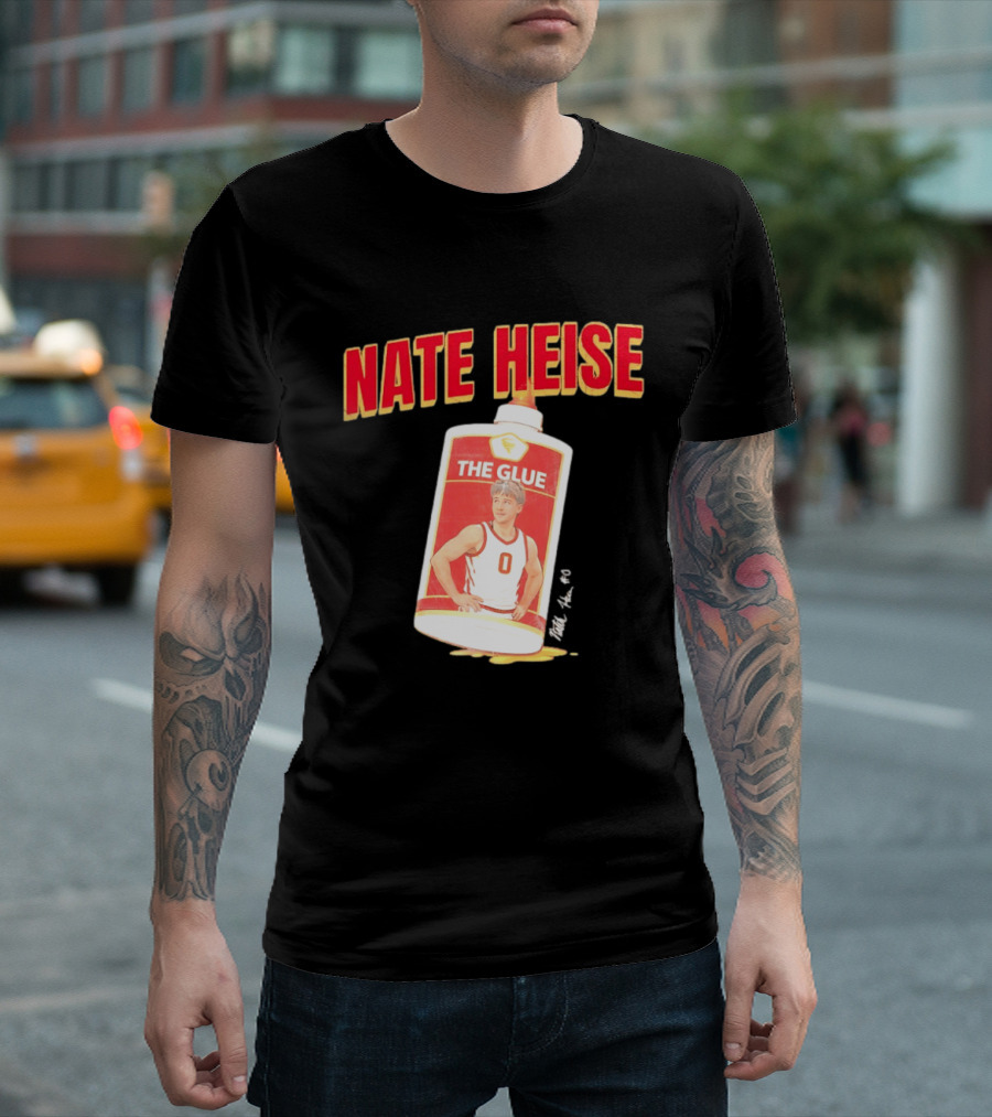 Nate Heise The Glue Bottle Basketball Player T-Shirt