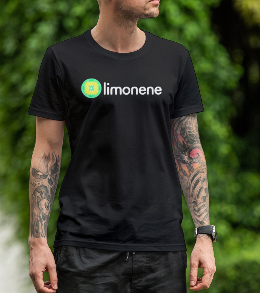 Limonene Citrus Slice Green Yellow T-Shirt