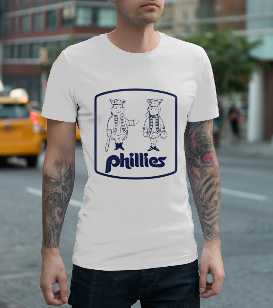 Philadelphia Phillies 1976 Vintage Mascots Baseball Team Clothing T-Shirt