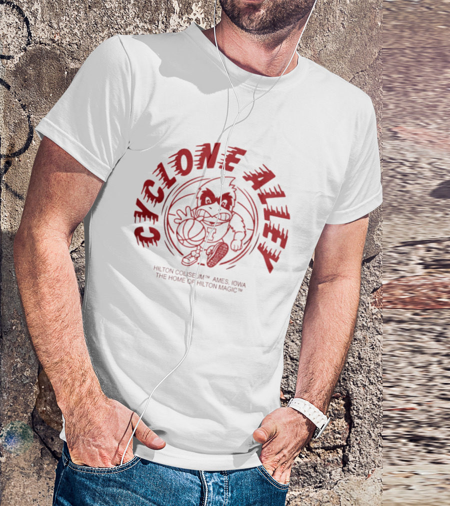 Cyclone Alley Hilton Coliseum Ames Iowa Home Of Hilton Magic T-Shirt