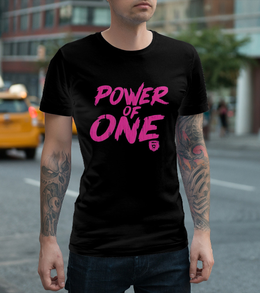 Power Of One Parkside Women's Basketball Pink Bear T-Shirt