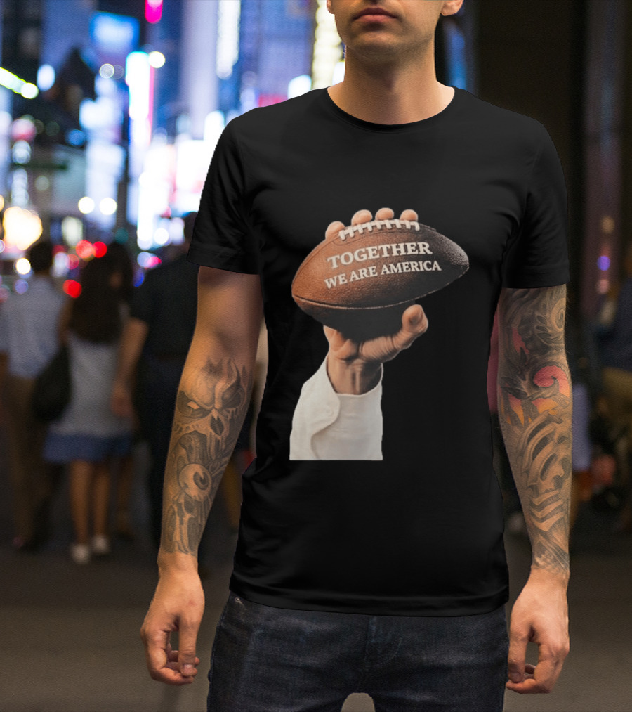 Bad Bunny Together We Are America 2026 Football Collaboration T-Shirt