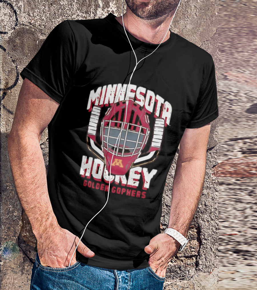 Minnesota Hockey Golden Gophers Mask T-Shirt