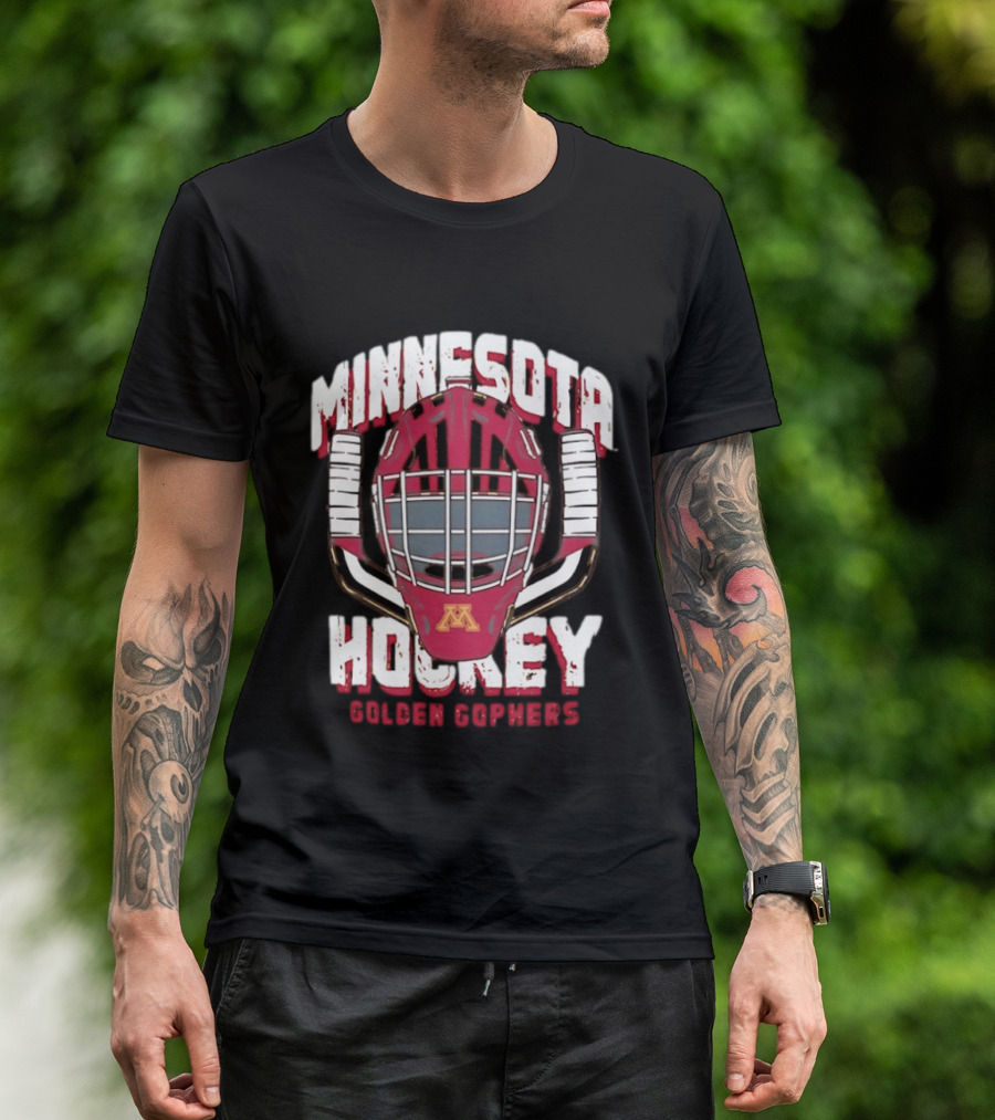 Minnesota Hockey Golden Gophers Mask T-Shirt