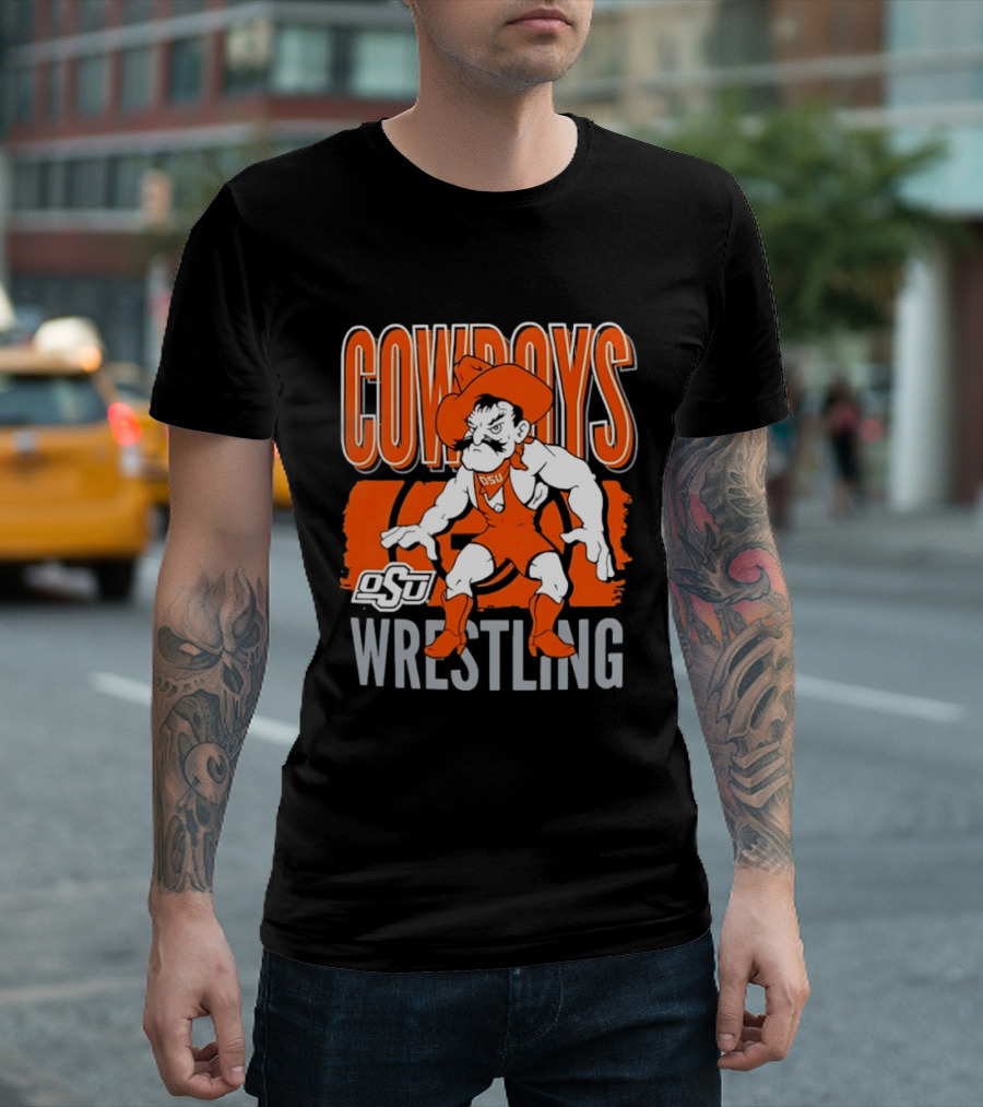 Cowboys OSU Wrestling Oklahoma State T-Shirt