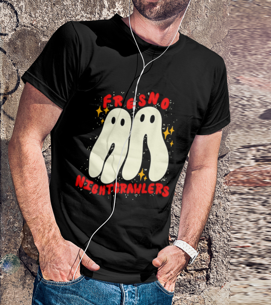 Fresno Nightcrawlers Ghost Legends Bright Starry Spirits T-Shirt