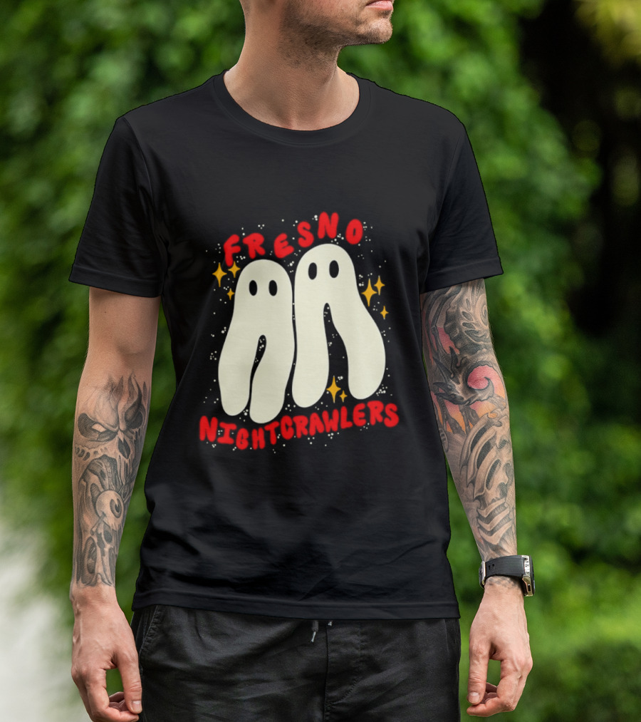 Fresno Nightcrawlers Ghost Legends Bright Starry Spirits T-Shirt