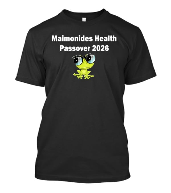 Maimonides Health Passover 2026 Frog T-Shirt
