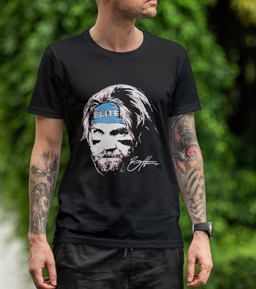 Bryce Harper Elite Iconic Philadelphia Baseball Legend Signature Look T-Shirt