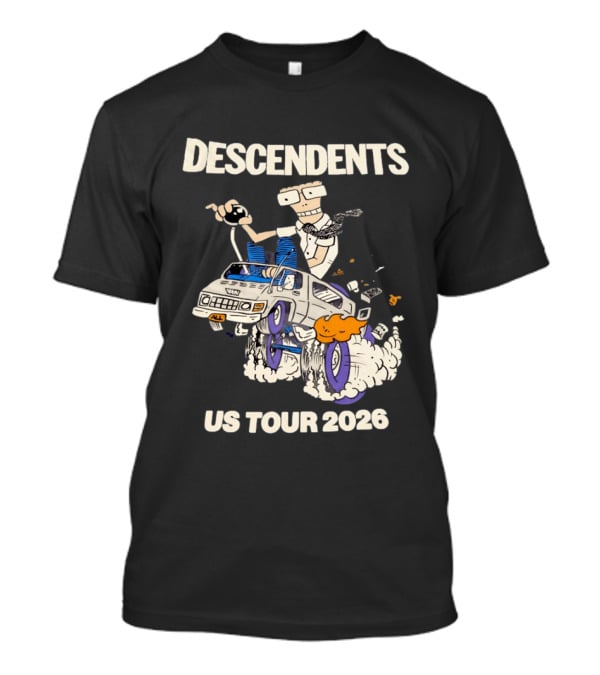 Descendents US Tour 2026 Cartoon Van T-Shirt