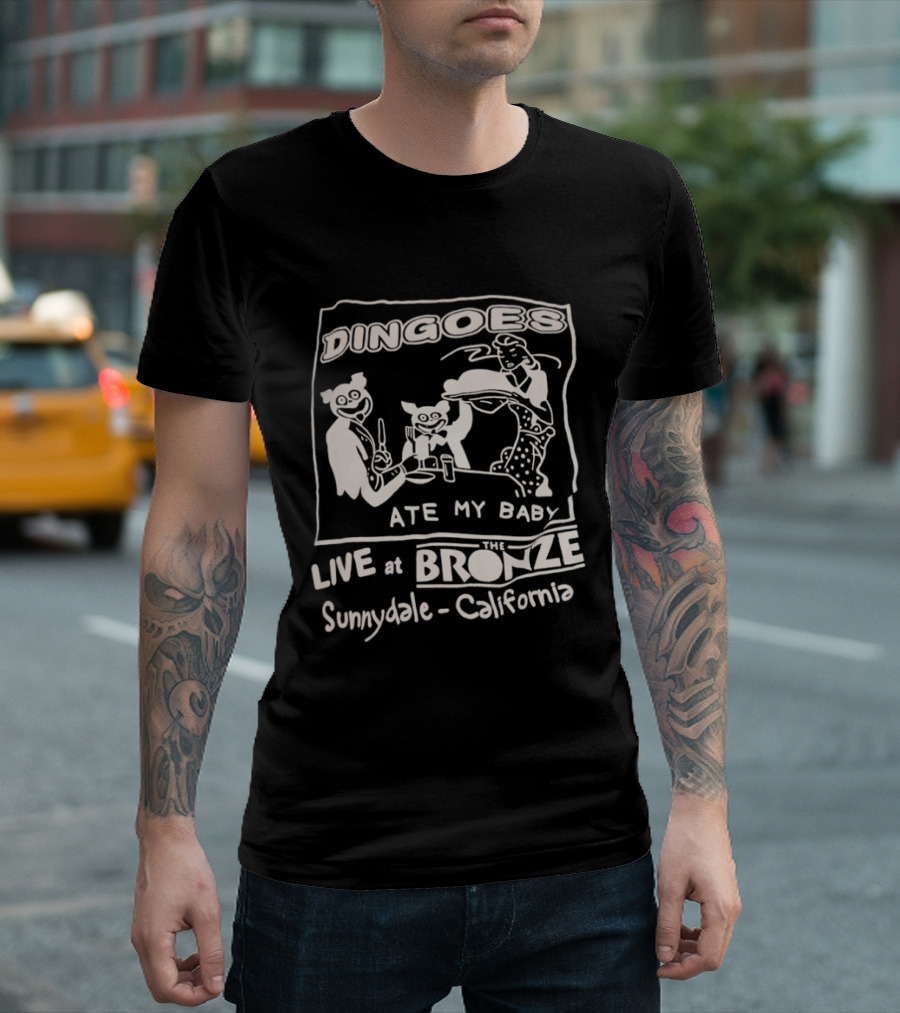 Dingoes Ate My Baby Concert At The Bronze Sunnydale California T-Shirt
