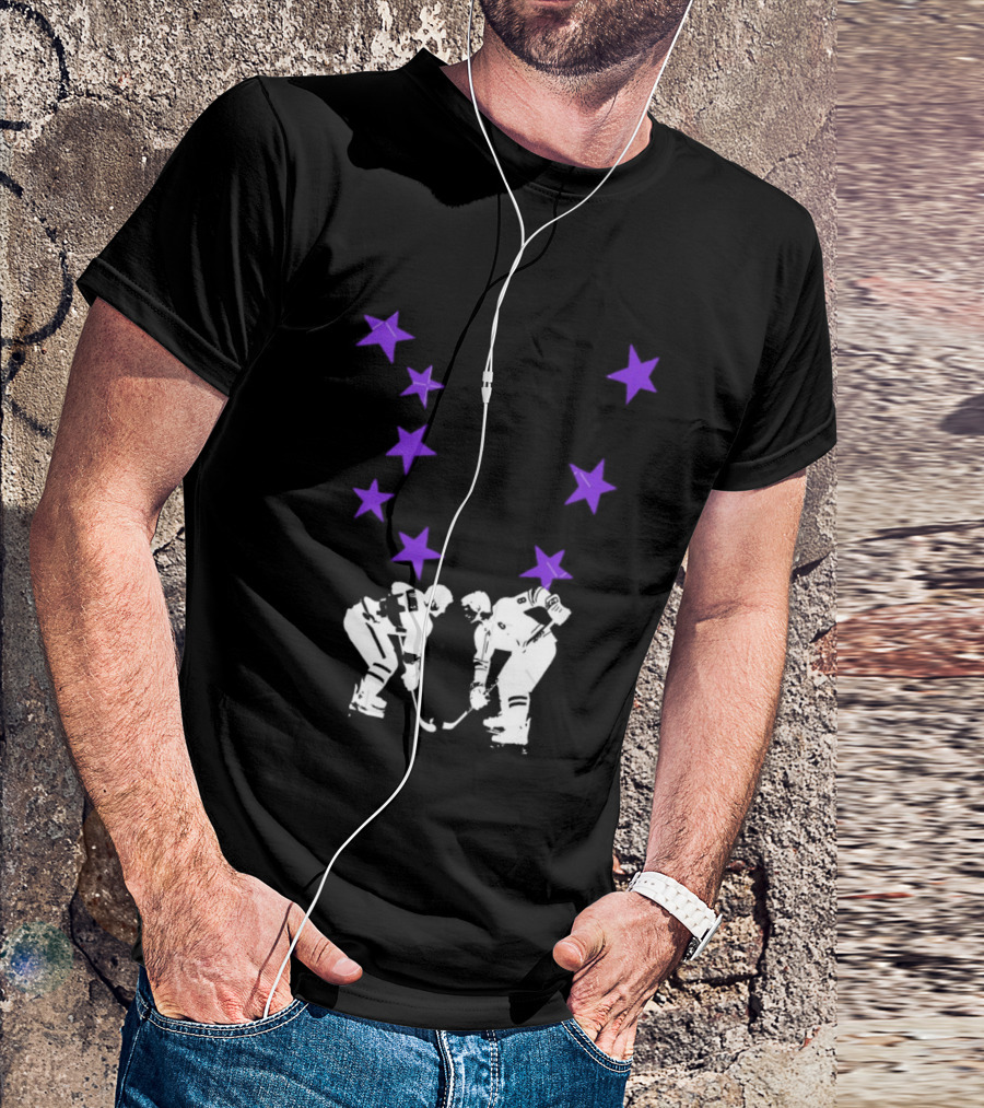 Ilya Rozanov Shane Hollander Rivalry Stars Hockey Romance Players Purple Stars T-Shirt