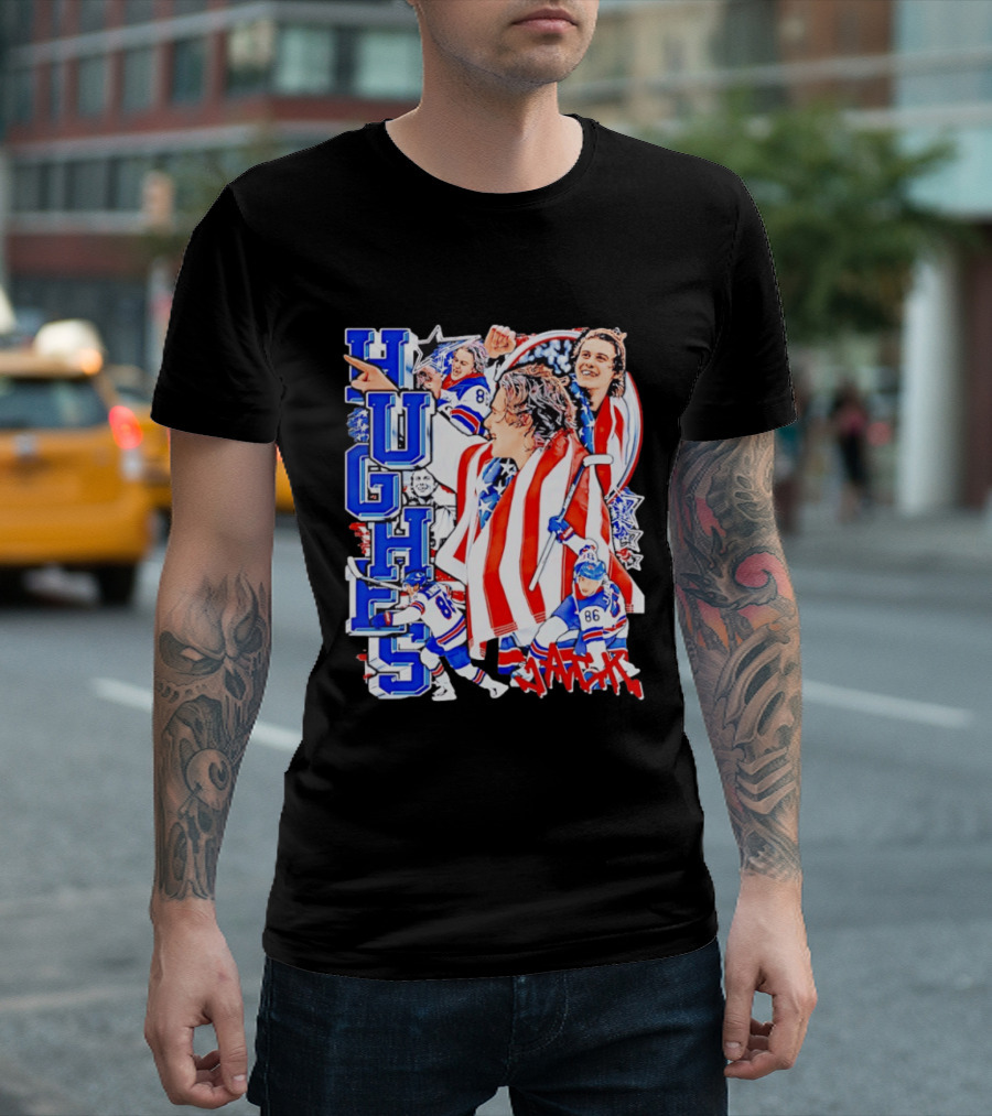 Hughes USA 86 American Hockey Pride T-Shirt