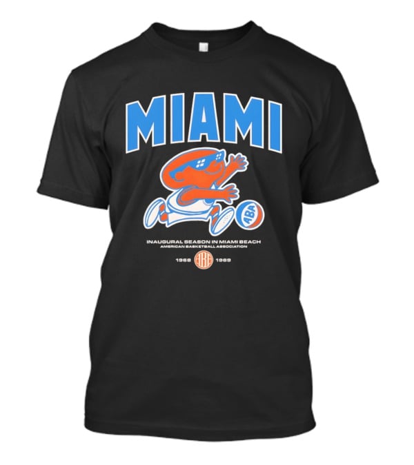 Miami Floridians Basketball ABA 1969 1970 Season Miami Beach T-Shirt