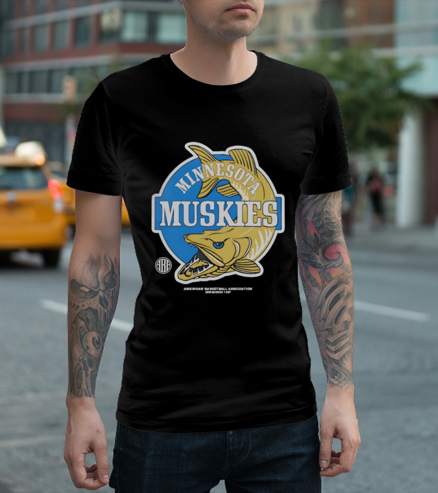 Minnesota Muskies ABA 1967 Vintage Team T-Shirt