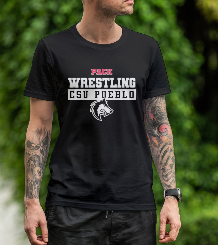 Pack Wrestling CSU Pueblo Colorado State University Pueblo T-Shirt