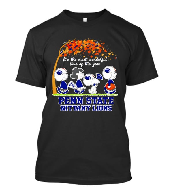 Peanuts It's The Most Wonderful Time Of The Year Penn State Nittany Lions T-Shirt