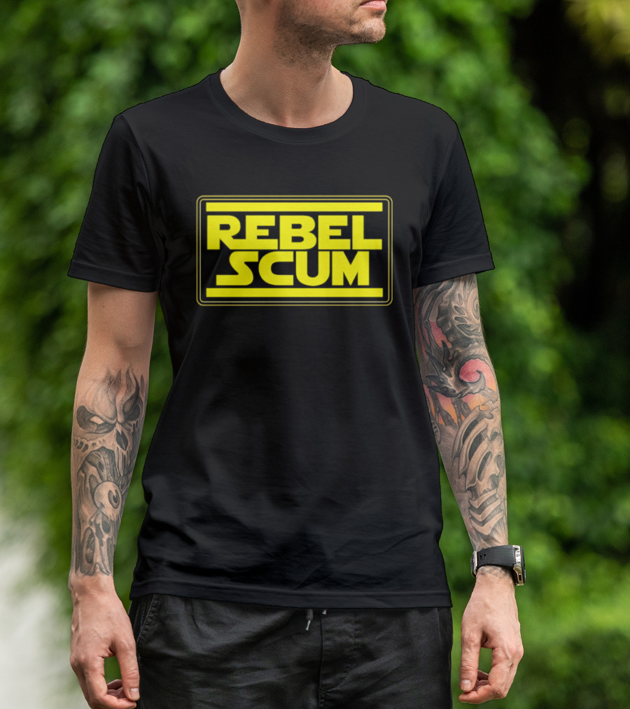 Rebel Scum Star Wars Inspired Yellow T-Shirt