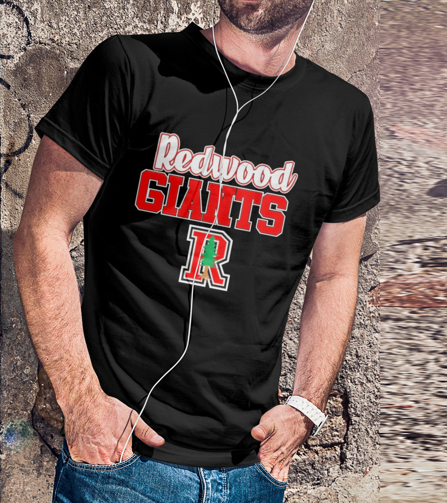 Redwood Giants High School R Tree T-Shirt