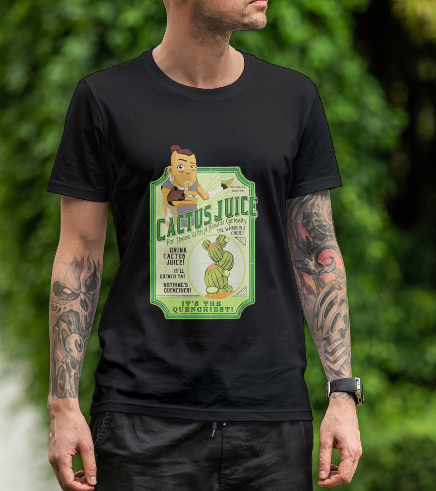 Sokka Cactus Juice It's The Quenchiest The Warrior's Choice Avatar T-Shirt