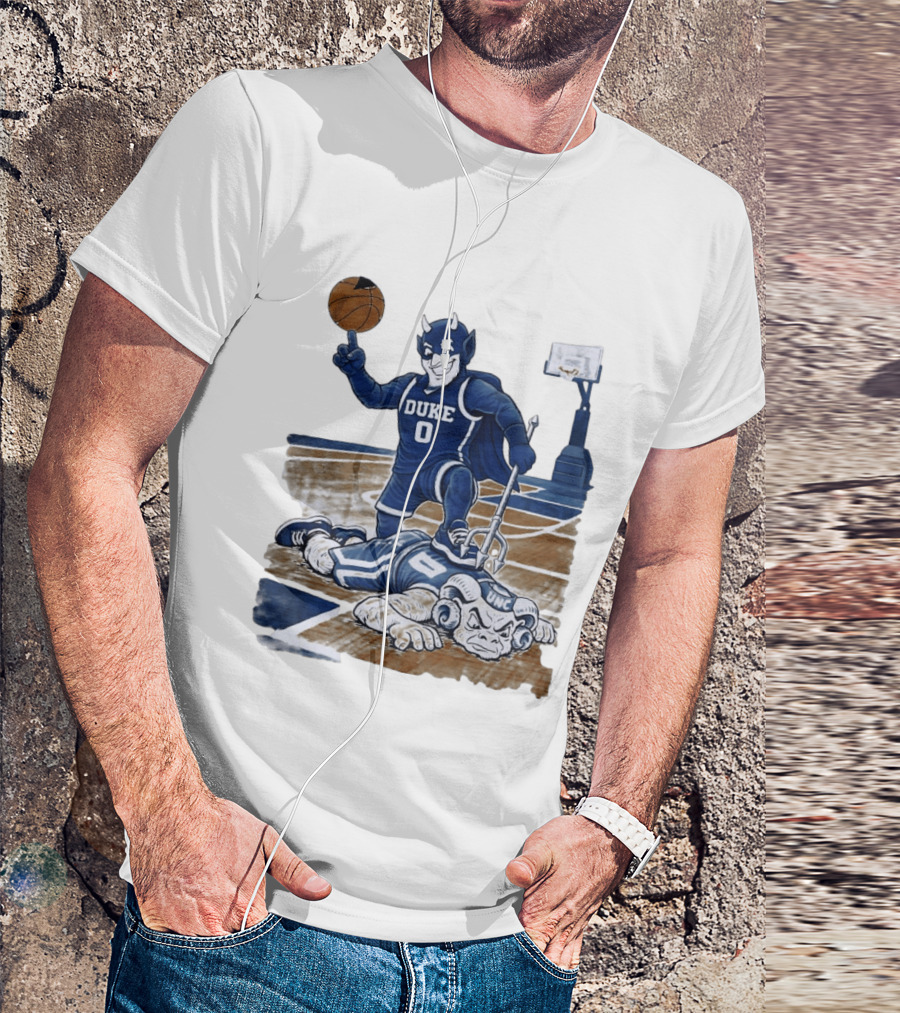 Duke Blue Devils Victory Over UNC Tar Heels Basketball Rivalry T-Shirt