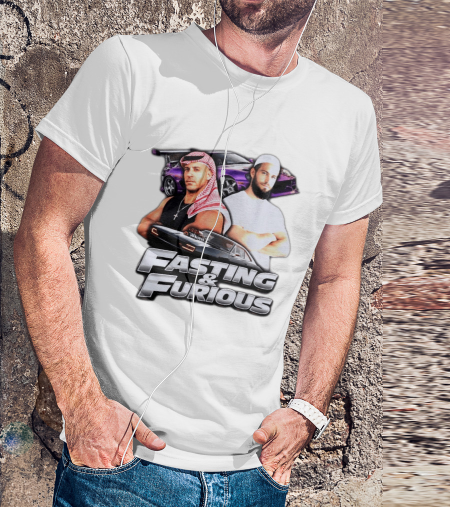 Fasting & Furious Vin Diesel Paul Walker Dubai Cars T-Shirt