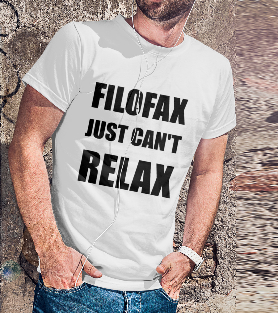FILOFAX Just Can't Relax T-Shirt