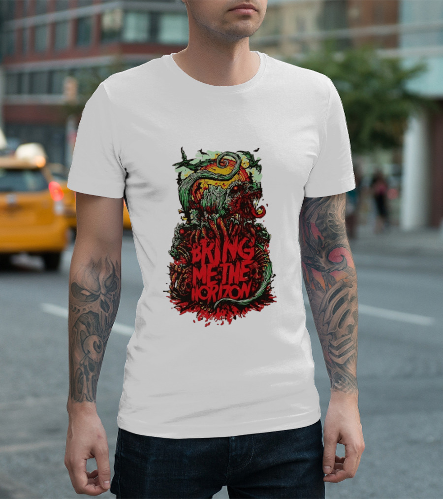 Bring Me The Horizon Dino Monster T-Shirt