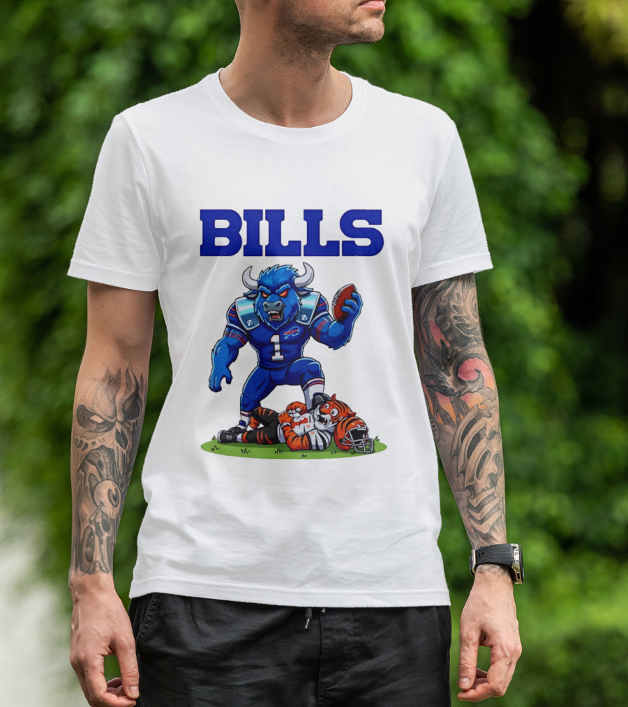 Buffalo Bills Dominating Victory Over Cincinnati Bengals Football Rivalry T-Shirt
