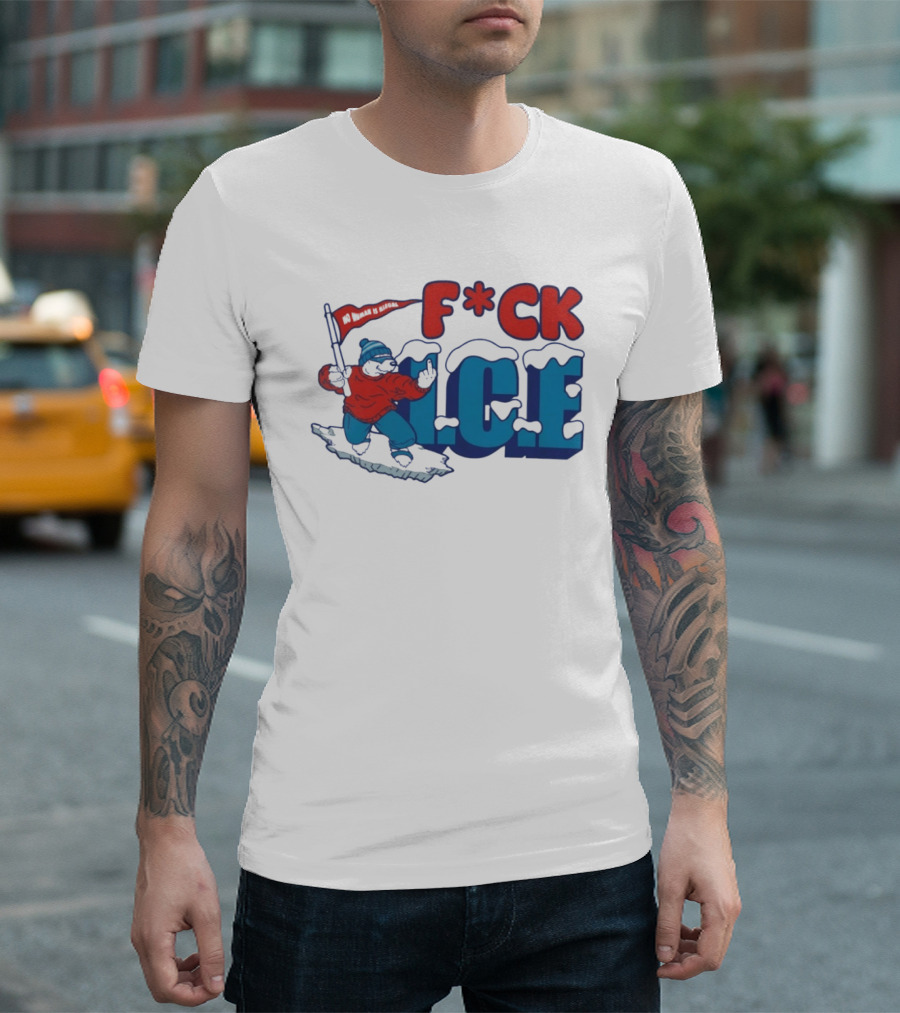 Chinga La Migra F*ck ICE No Human Is Illegal Abolish T-Shirt