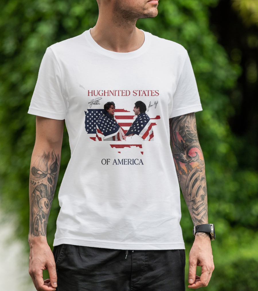 Hughnited States Of America Jack Hughes Quinn Hughes T-Shirt