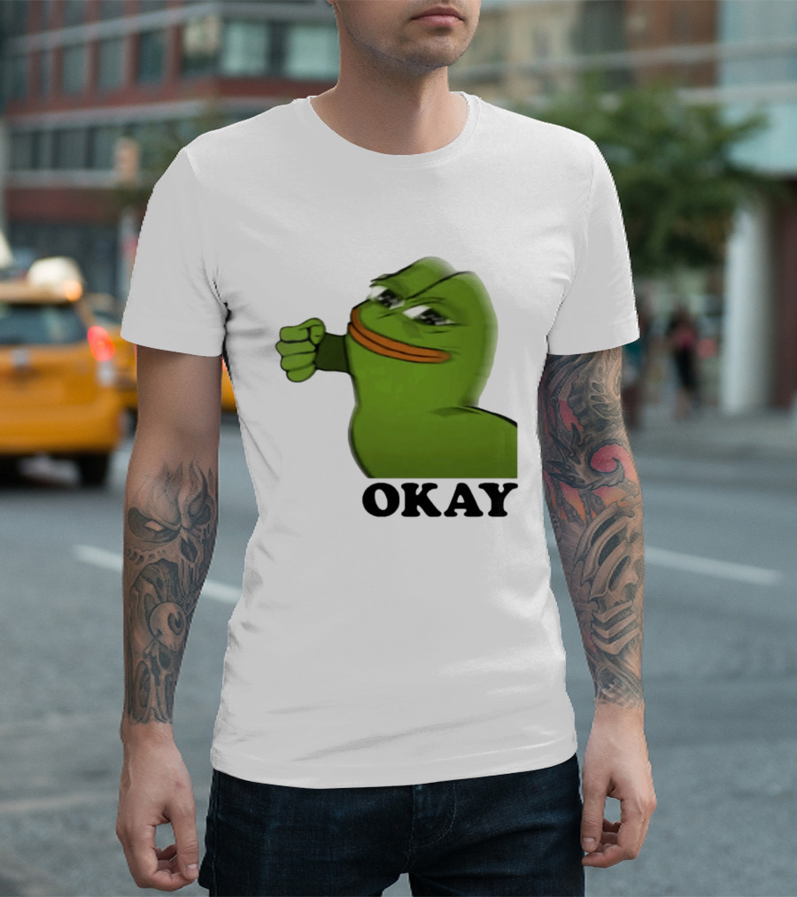 Okay Pepe Frog Punching Nazis Kid T-Shirt