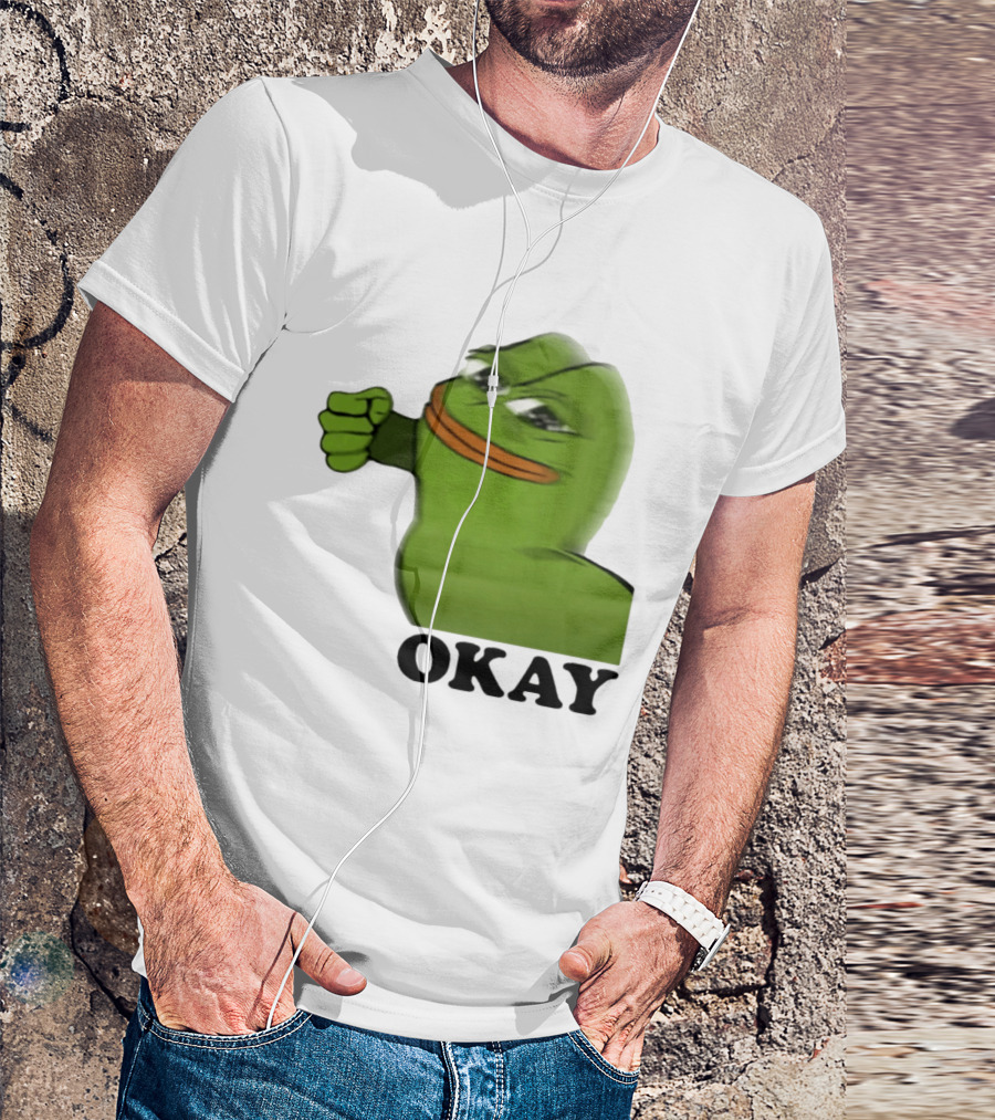 Okay Pepe Frog Punching Nazis Kid T-Shirt