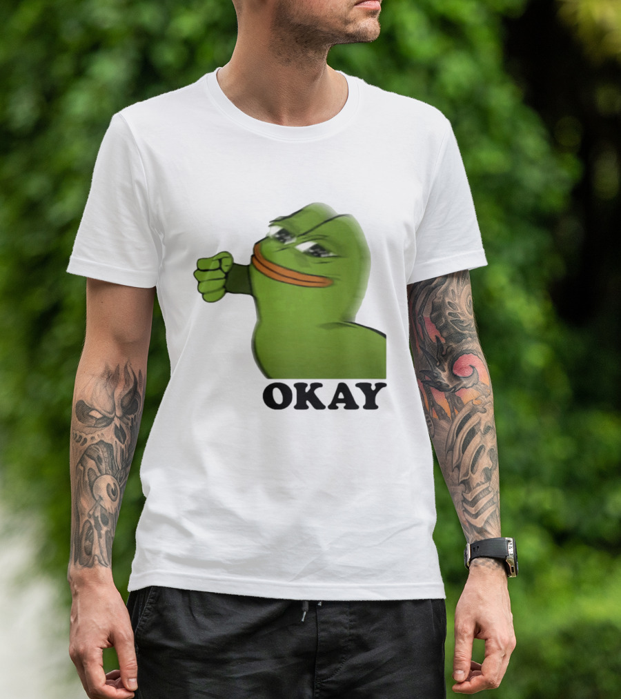 Okay Pepe Frog Punching Nazis Kid T-Shirt