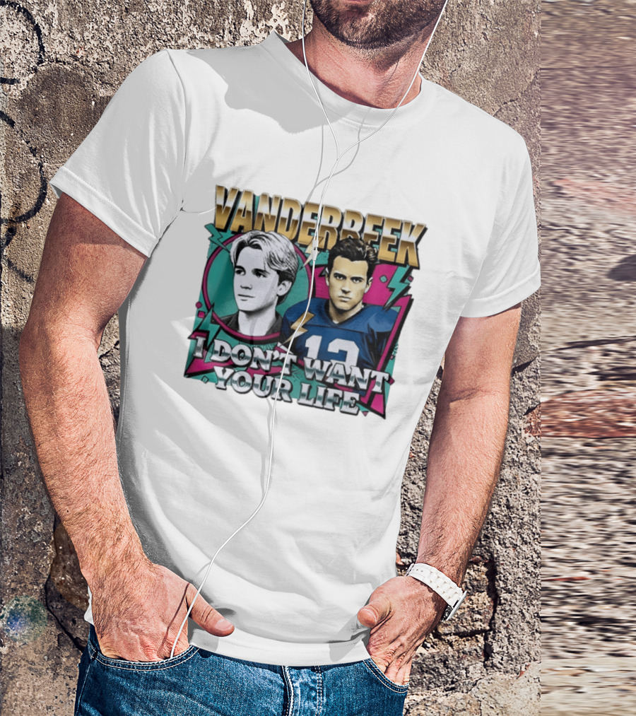 Vanderbeek I Don't Want Your Life 90s Football T-Shirt