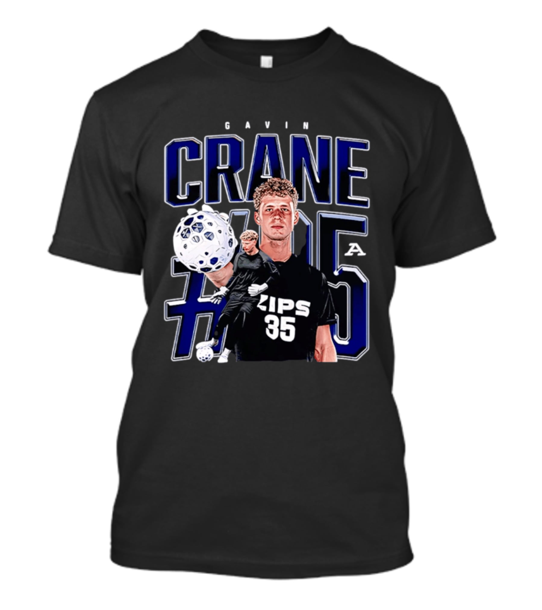 Gavin Crane Akron Zips Soccer #35 NCAA '26 T-Shirt