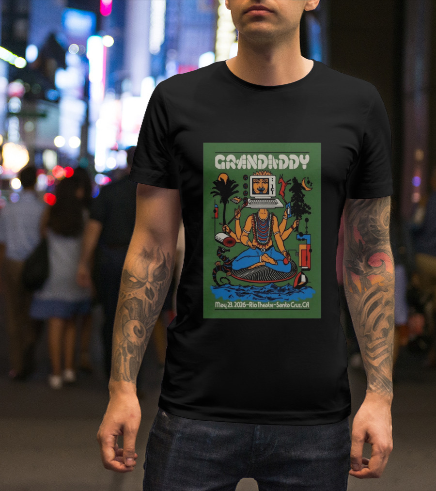Grandaddy 5 23 2026 Santa Cruz CA T-Shirt