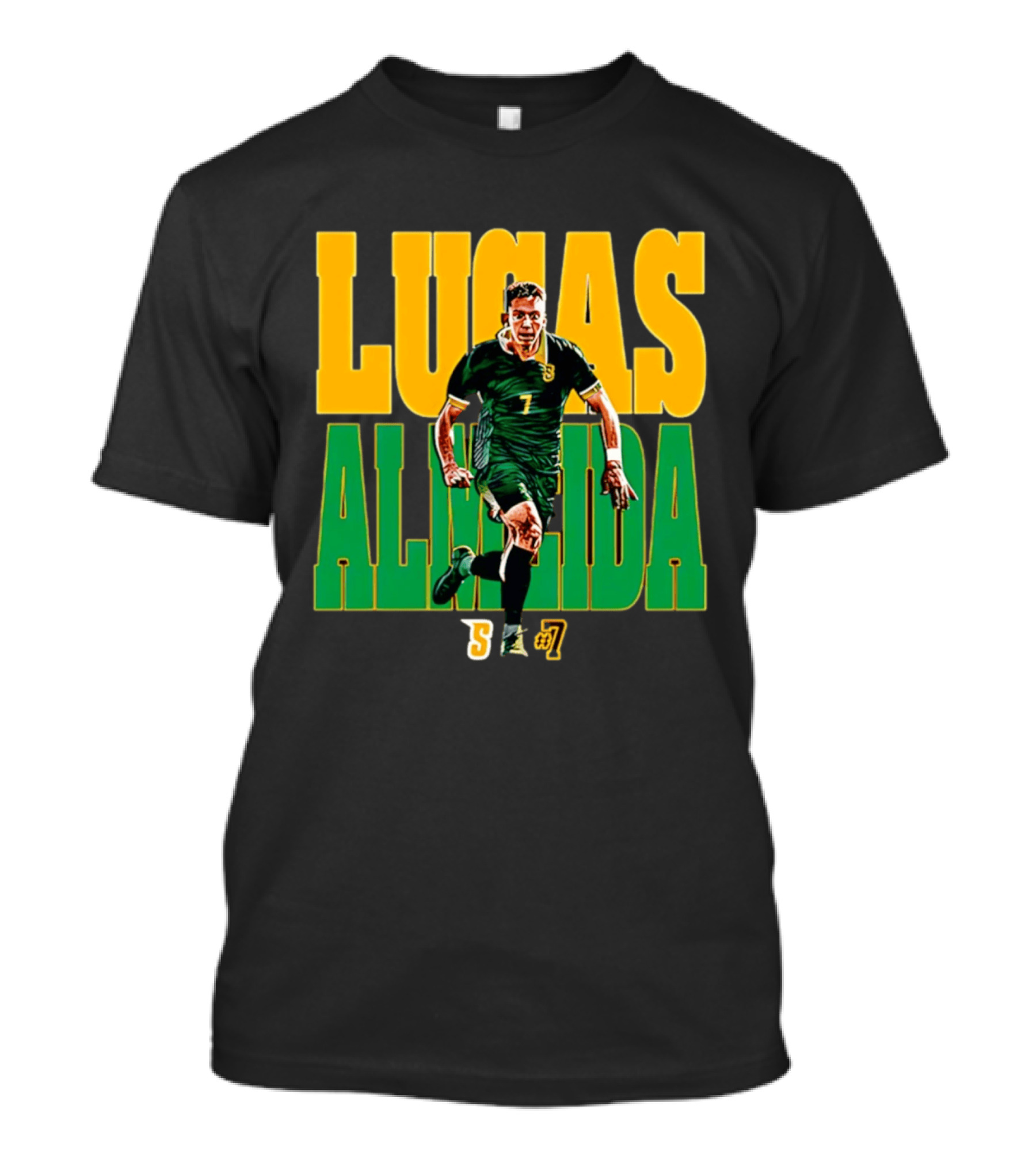 Lucas Almeida Siena Soccer 7 NCAA 26 T-Shirt