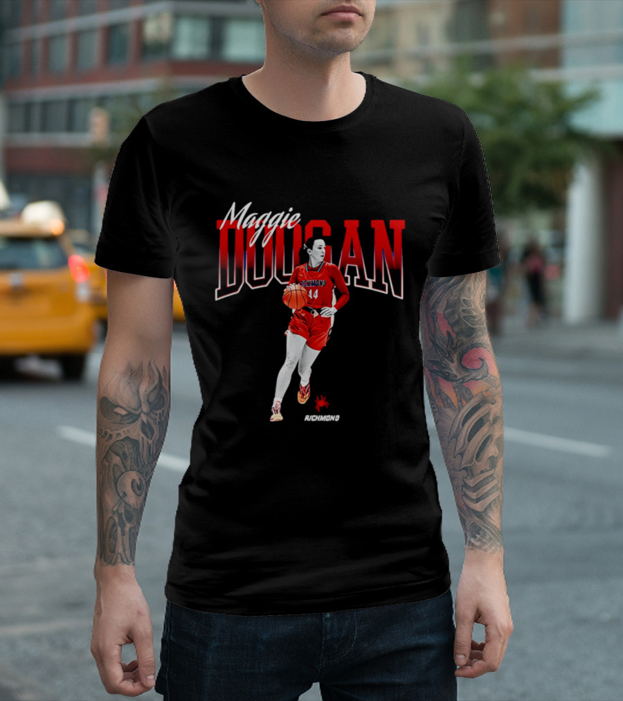 Maggie Doogan Richmond Basketball Number 44 T-Shirt