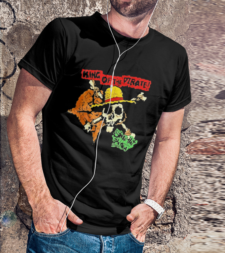 King Of The Pirate Skull And Straw Hat Since 1987 T-Shirt