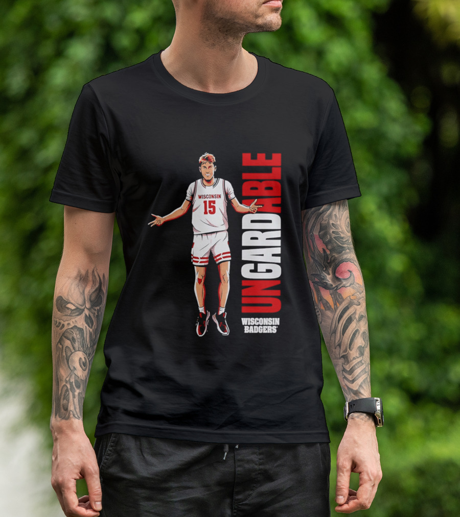 Isaac Gard Wisconsin Badgers Ungardable Basketball Player 15 T-Shirt