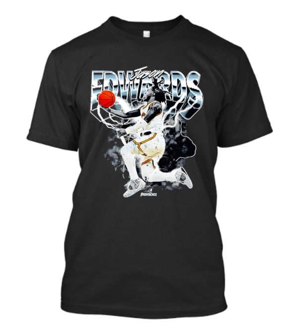 Jason Edwards Providence Basketball NCAA '26 Dunking Action T-Shirt
