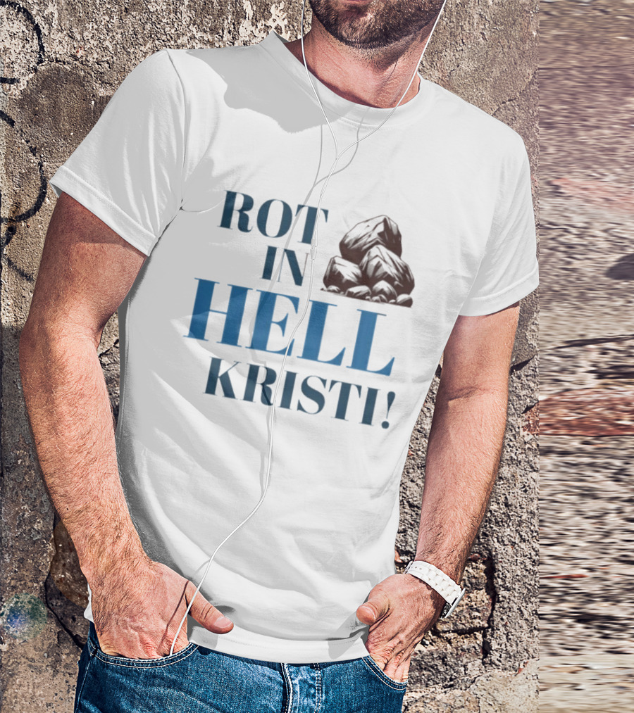 RIP Cricket Rot In Hell Kristi Noem Rocks T-Shirt