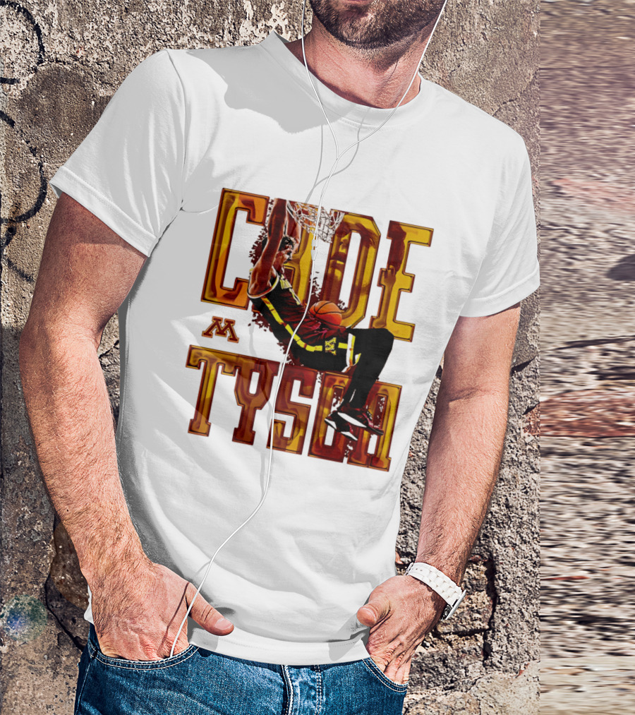 Cade Tyson Minnesota Basketball Dunk NCAA 2026 T-Shirt