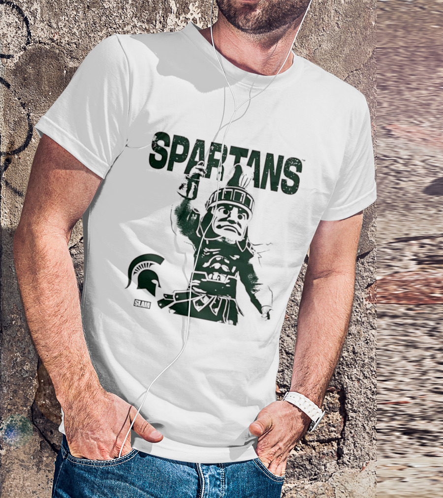 Michigan State Spartans Vintage Logo Mode Slam T-Shirt