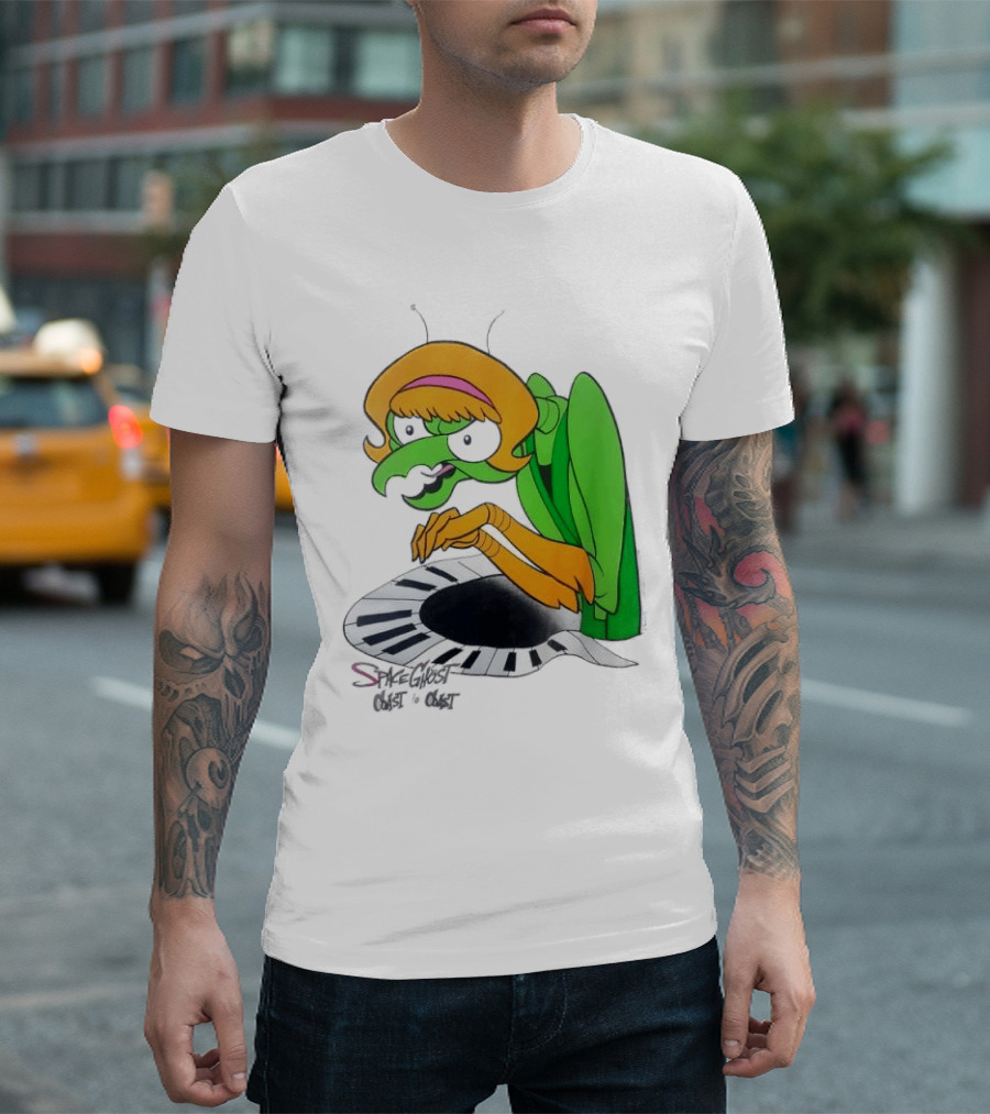 Space Ghost Coast To Coast Zorak Playing Piano T-Shirt
